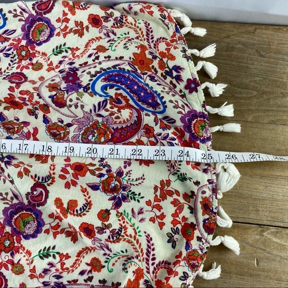 19 Cooper beautiful boho tank top with tassels around bottom, M - Picture 10 of 12